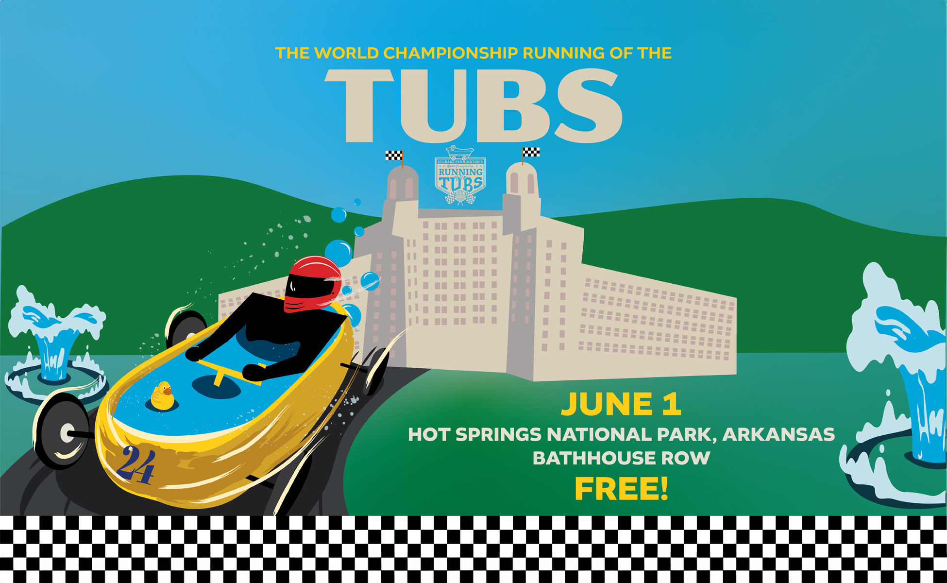 Featured photo for World Championship Running of the Tubs.